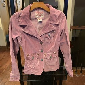 True Religion Bug T corduroy blazer/jacket.